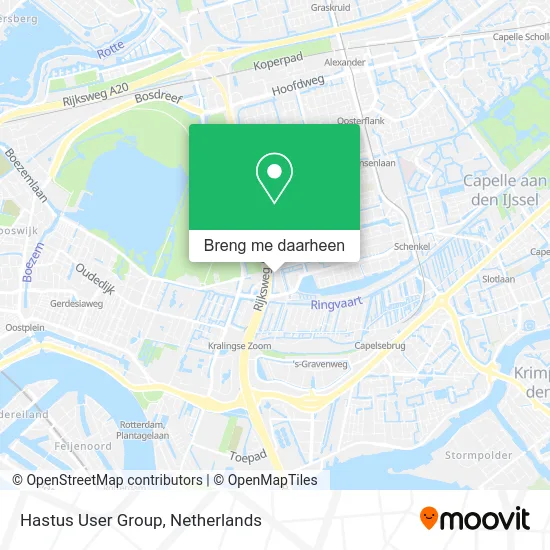 Hastus User Group kaart