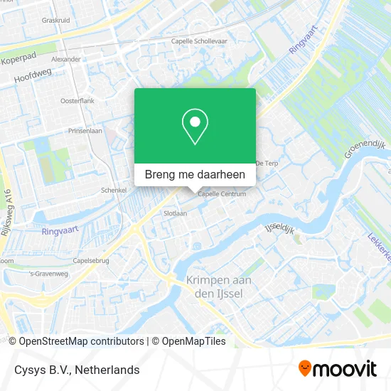 Cysys B.V. kaart