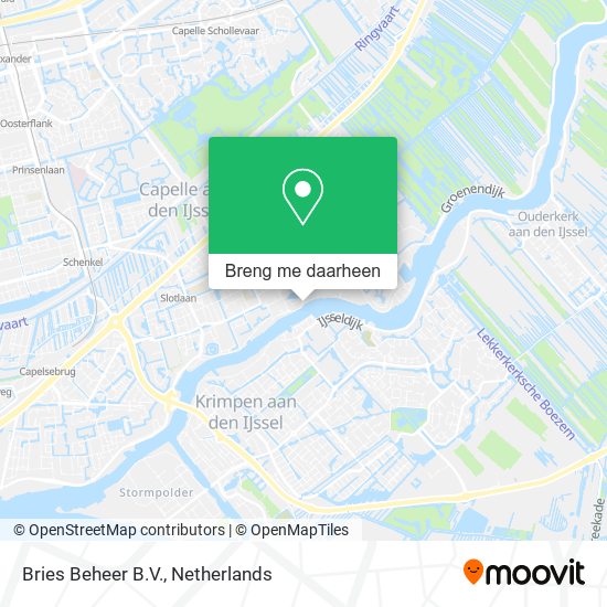 Bries Beheer B.V. kaart