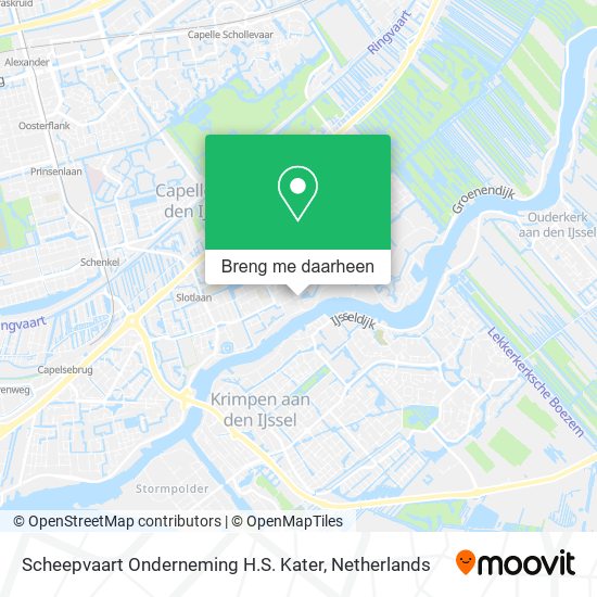 Scheepvaart Onderneming H.S. Kater kaart