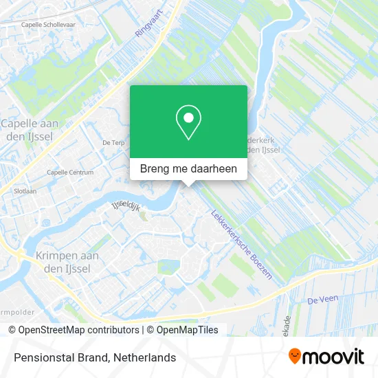 Pensionstal Brand kaart