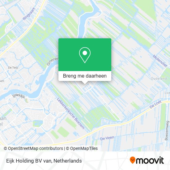 Eijk Holding BV van kaart