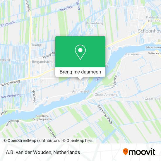 A.B. van der Wouden kaart