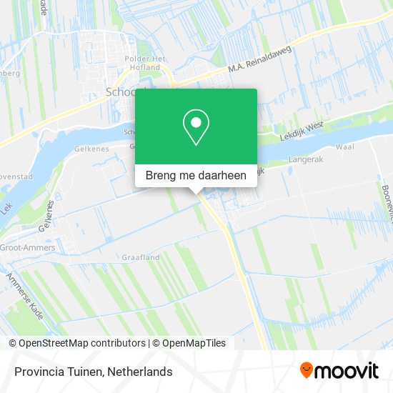 Provincia Tuinen kaart