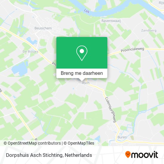 Dorpshuis Asch Stichting kaart