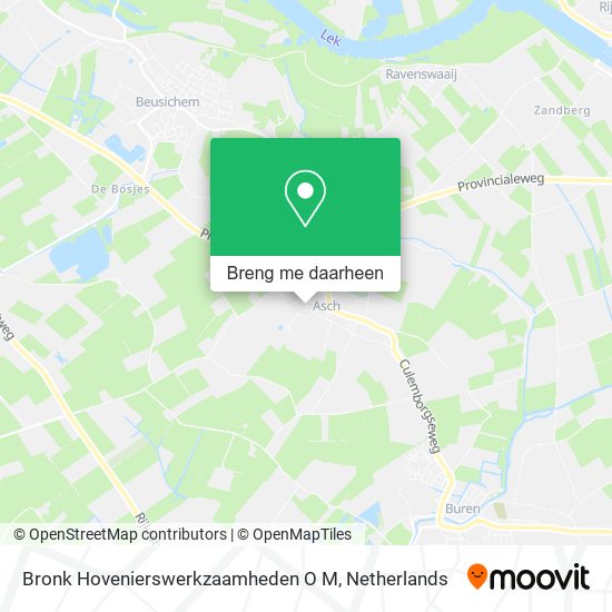 Bronk Hovenierswerkzaamheden O M kaart