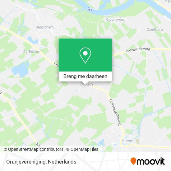 Oranjevereniging kaart