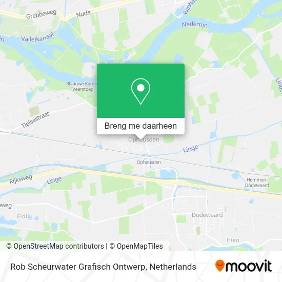 Rob Scheurwater Grafisch Ontwerp kaart