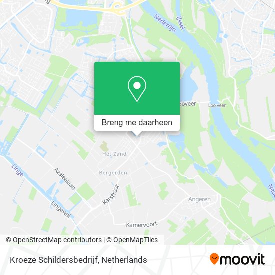 Kroeze Schildersbedrijf kaart