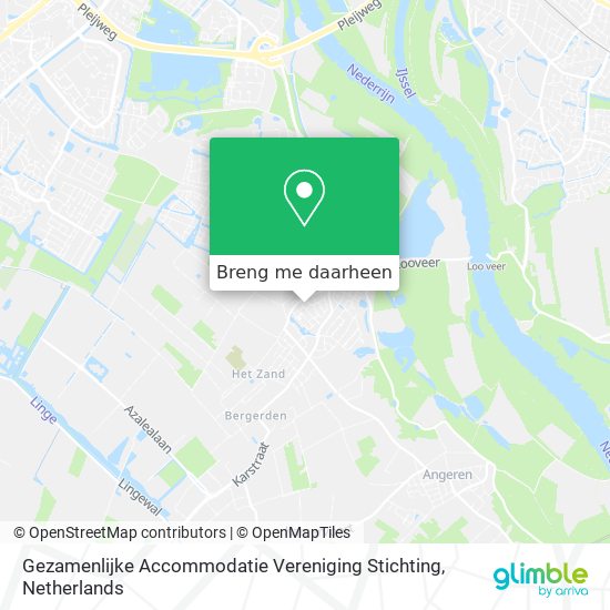 Gezamenlijke Accommodatie Vereniging Stichting kaart