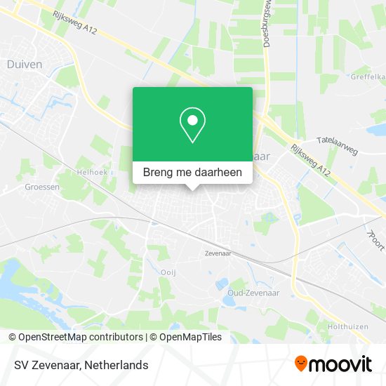 SV Zevenaar kaart