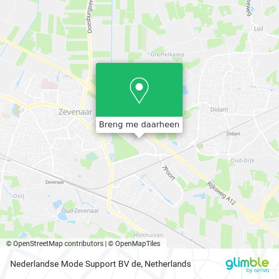 Nederlandse Mode Support BV de kaart