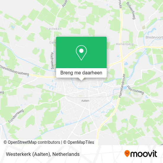 Westerkerk (Aalten) kaart