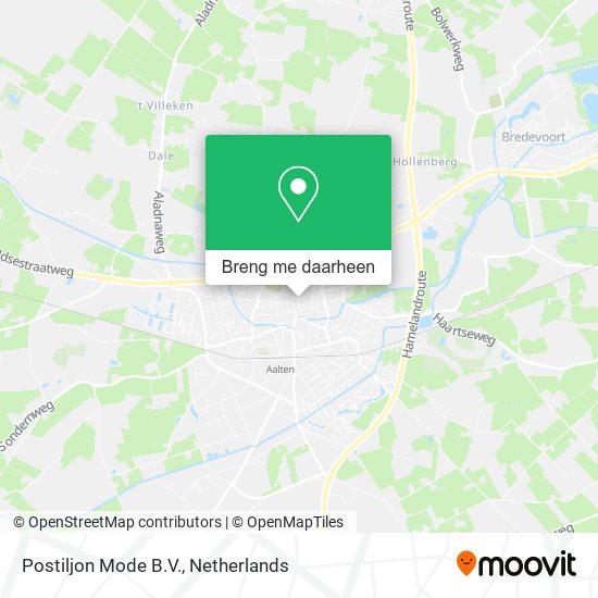 Postiljon Mode B.V. kaart