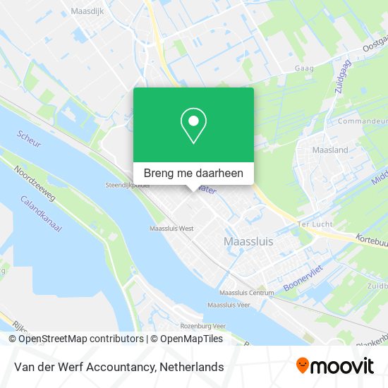 Van der Werf Accountancy kaart