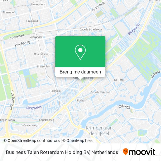 Business Talen Rotterdam Holding BV kaart