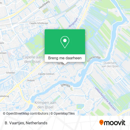 B. Vaartjes kaart
