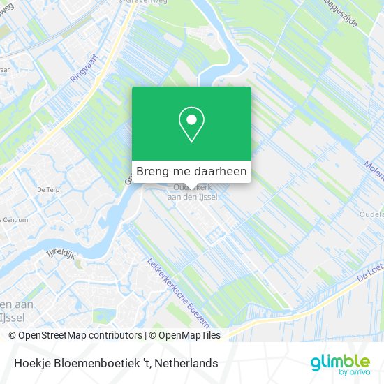 Hoekje Bloemenboetiek 't kaart