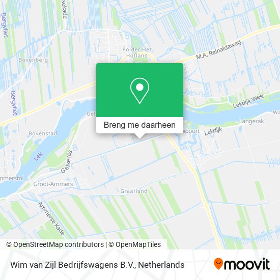 Wim van Zijl Bedrijfswagens B.V. kaart