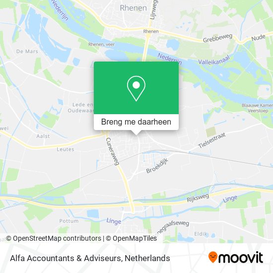 Alfa Accountants & Adviseurs kaart