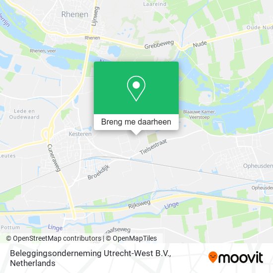 Beleggingsonderneming Utrecht-West B.V. kaart