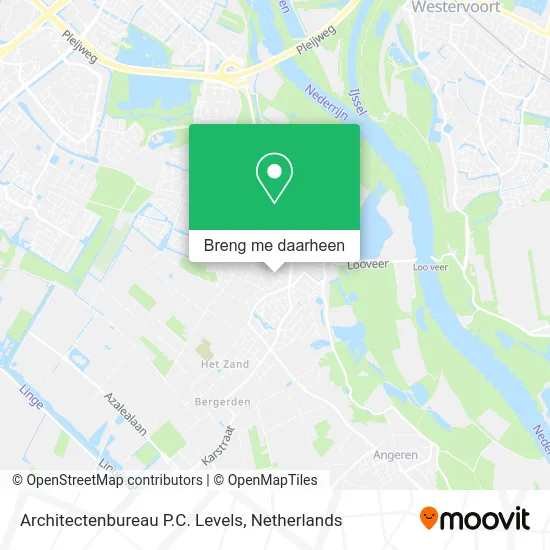 Architectenbureau P.C. Levels kaart