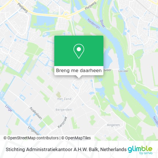 Stichting Administratiekantoor A.H.W. Balk kaart