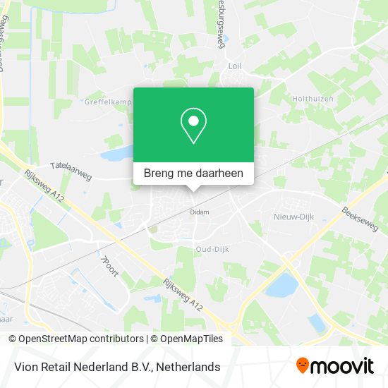 Vion Retail Nederland B.V. kaart