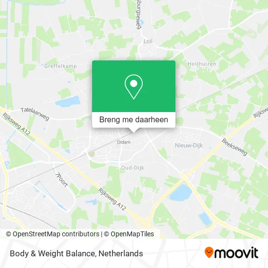 Body & Weight Balance kaart