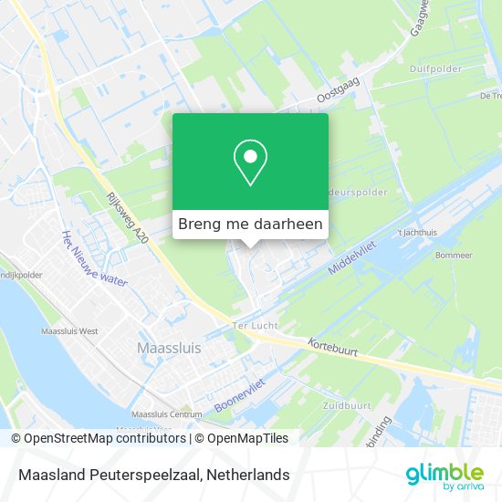 Maasland Peuterspeelzaal kaart