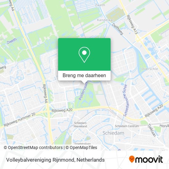 Volleybalvereniging Rijnmond kaart