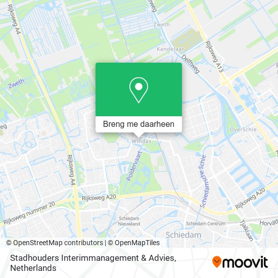 Stadhouders Interimmanagement & Advies kaart