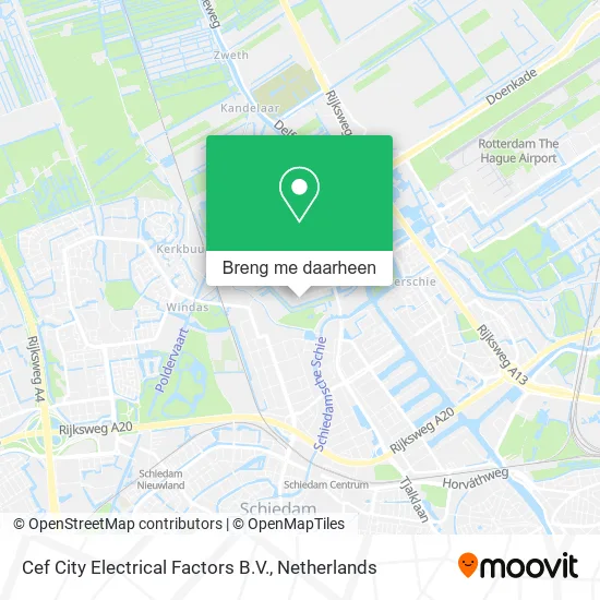 Cef City Electrical Factors B.V. kaart