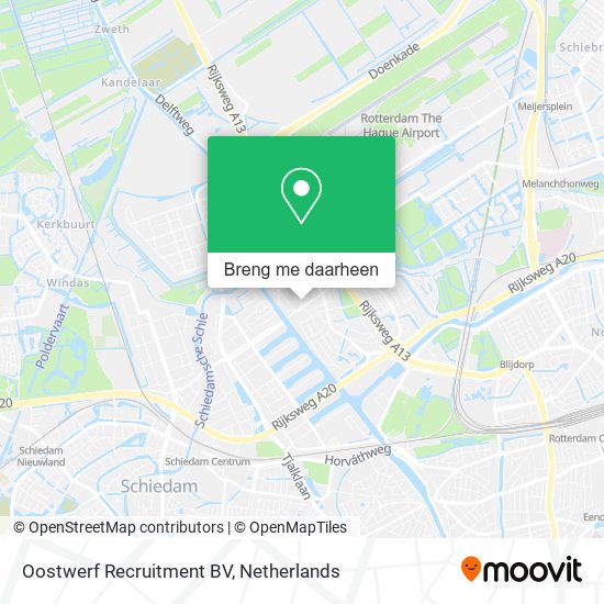 Oostwerf Recruitment BV kaart