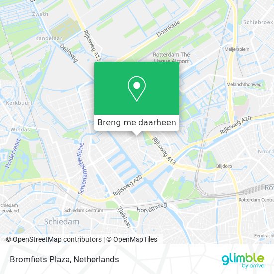 Bromfiets Plaza kaart