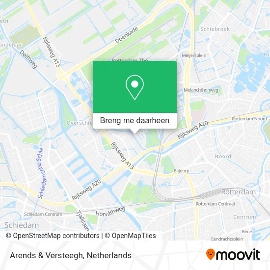 Arends & Versteegh kaart