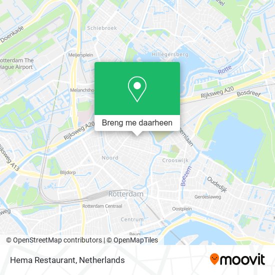 Hema Restaurant kaart
