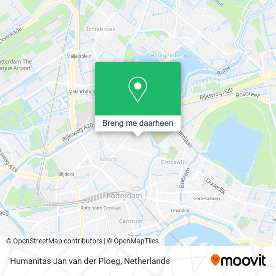 Humanitas Jan van der Ploeg kaart