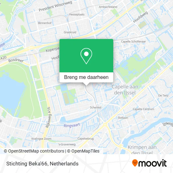 Stichting Beka'66 kaart