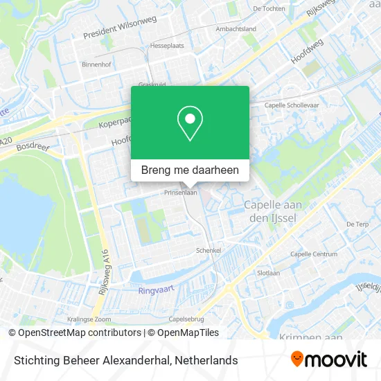 Stichting Beheer Alexanderhal kaart