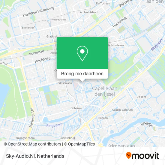 Sky-Audio.Nl kaart
