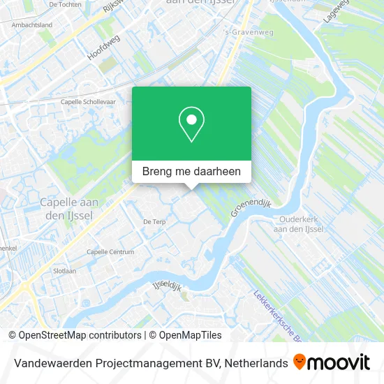 Vandewaerden Projectmanagement BV kaart