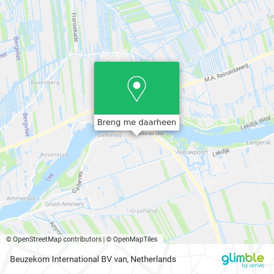 Beuzekom International BV van kaart