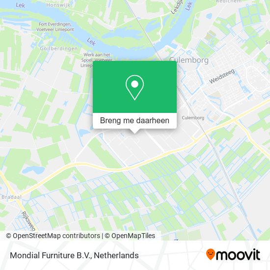 Mondial Furniture B.V. kaart