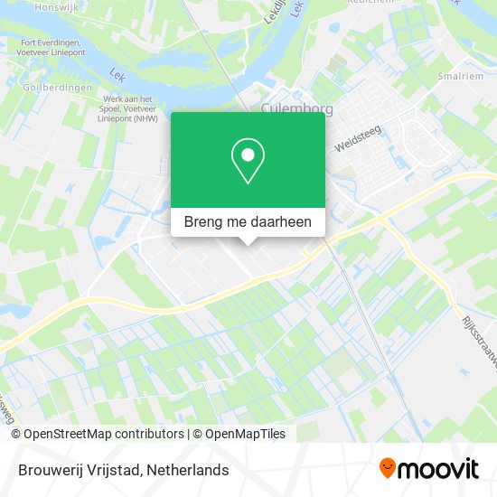 Brouwerij Vrijstad kaart