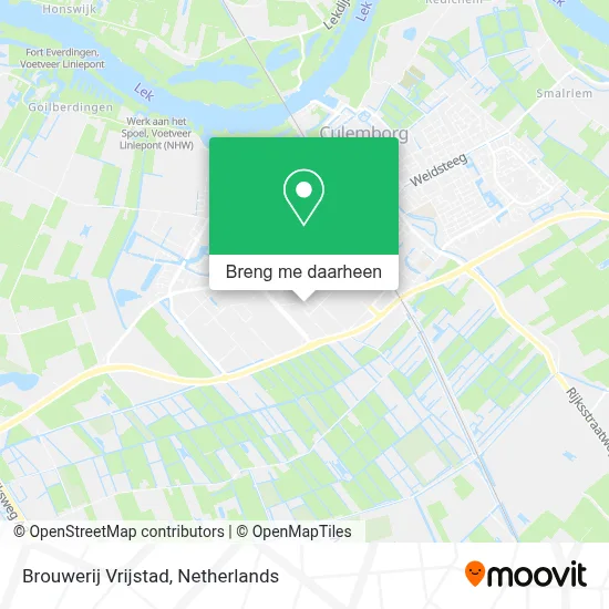 Brouwerij Vrijstad kaart
