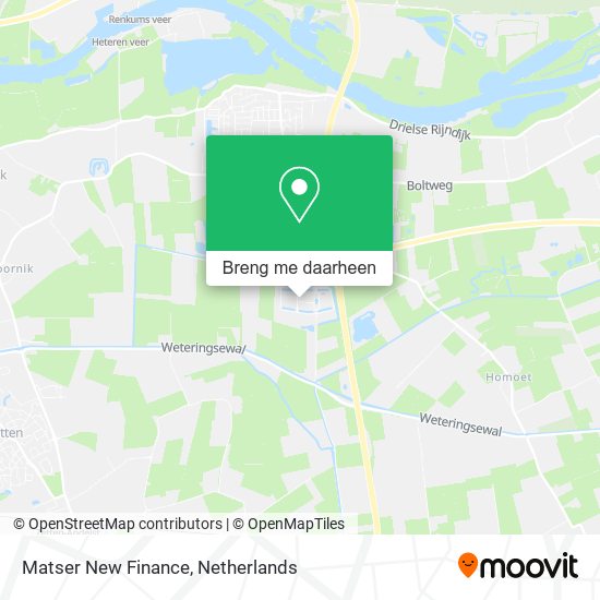 Matser New Finance kaart