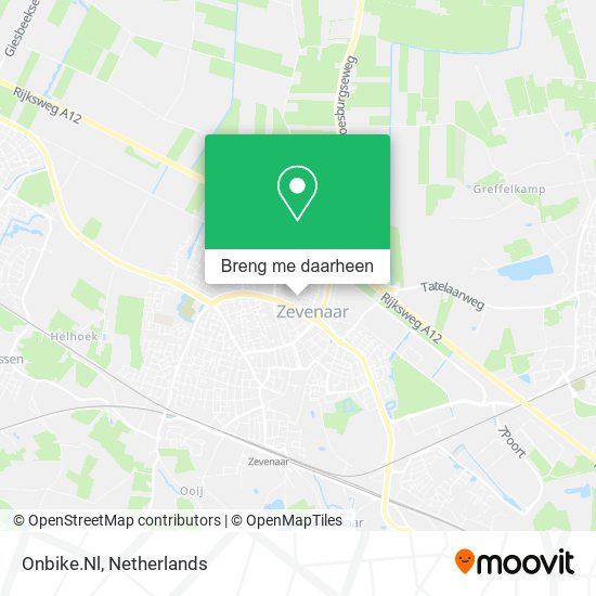 Onbike.Nl kaart