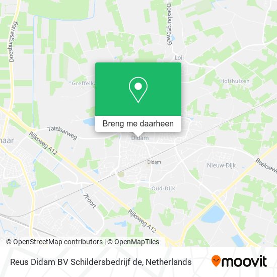 Reus Didam BV Schildersbedrijf de kaart