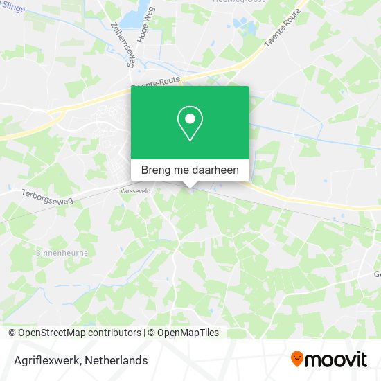 Agriflexwerk kaart